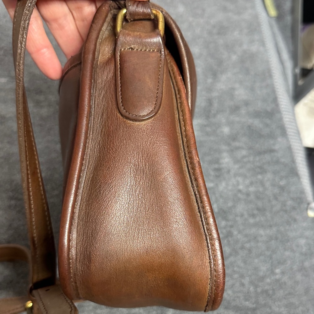 Coach Brown Leather Crossbody Bag 9790 - Picture 13 of 16